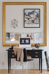 Desk frame