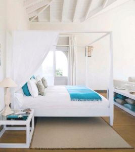 white turq bedroom
