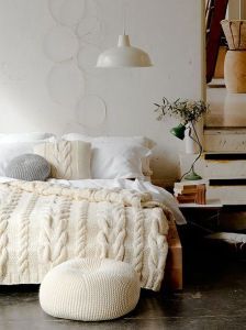 Cable knit Comforter