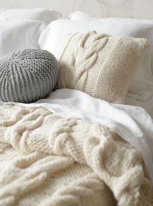 knit pillows