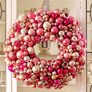 pink wreath
