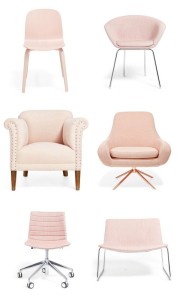blush chairs